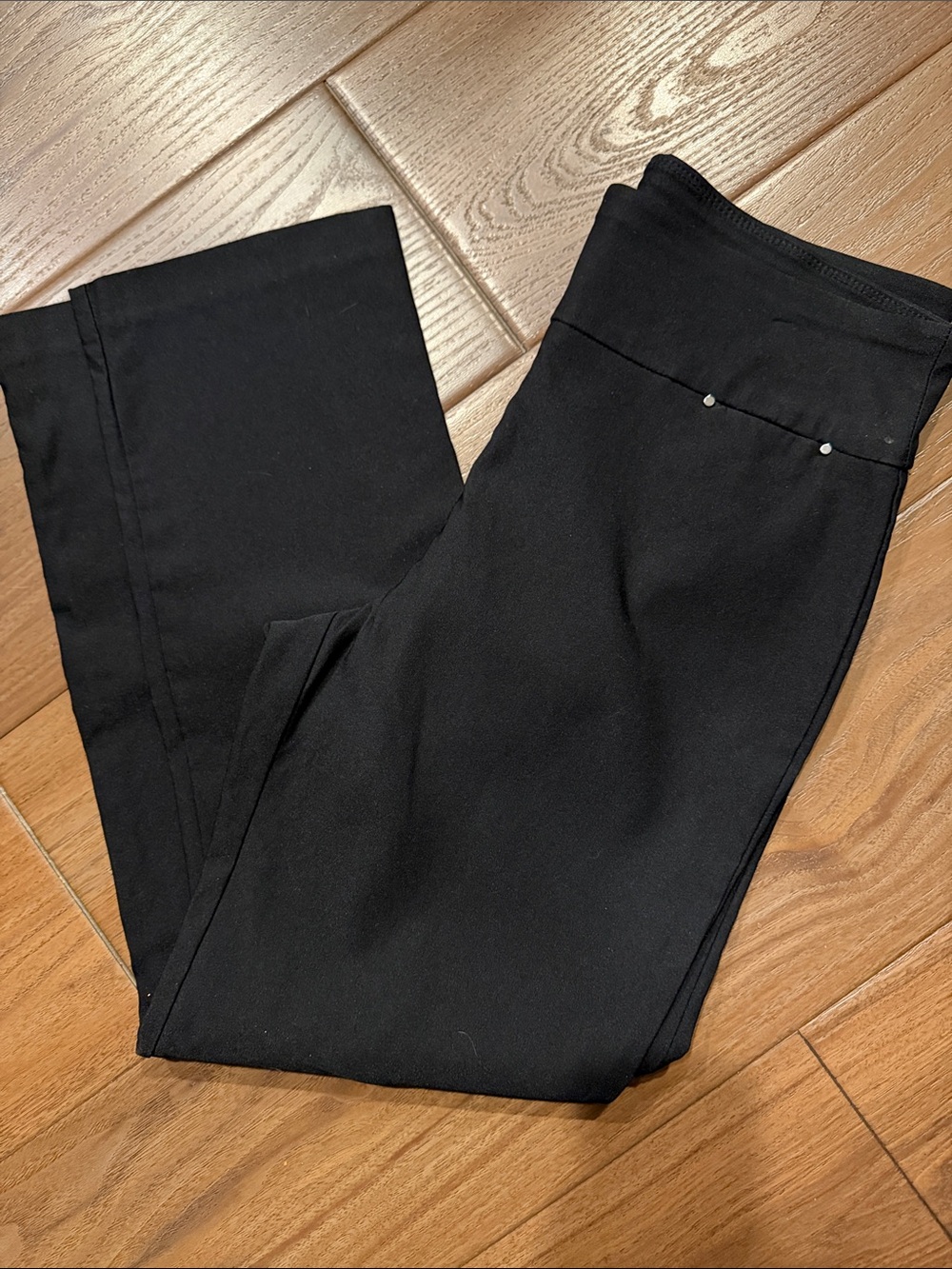 Attyre Black Capris Stretch Dress Pants 8 Petite